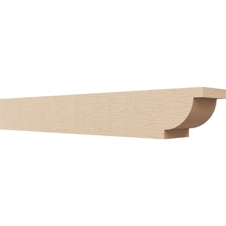 Ekena Millwork 4in. W x 4in. H x 28in. L Alpine Woodgrain TimberThane Rafter Tail, Primed Tan RFTUR04X04X28ALPRCPR